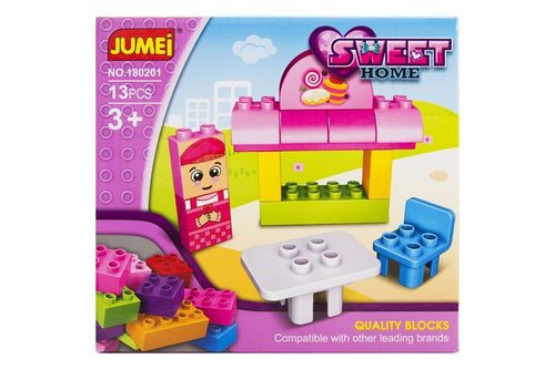 Klocki Jumei 3+ CUKIERNIA 13 elementów, 20x19cm na Arena.pl