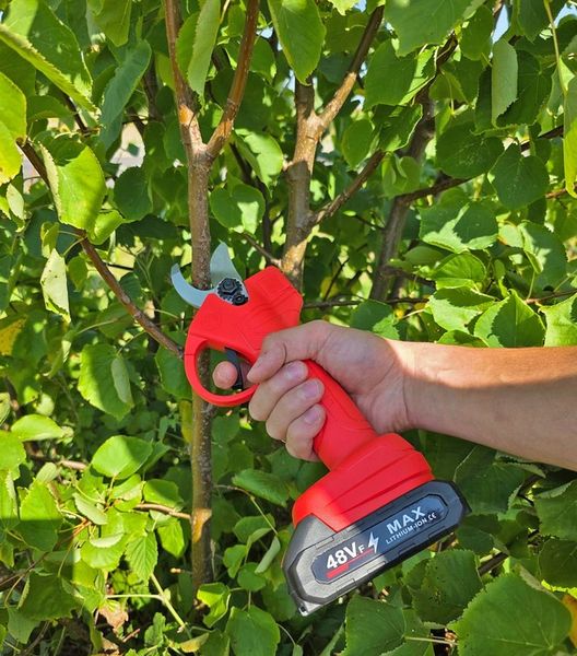 SEKATOR AKUMULATOROWY Ogrodowy Elektryczny Nożyce do Gałęzi Li-Ion 48V zdjęcie 7