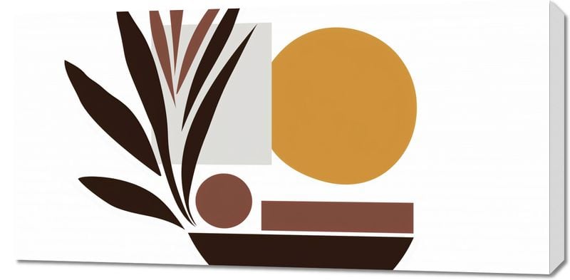 Obraz 100x50cm Stylizacja Roślin zdjęcie 1