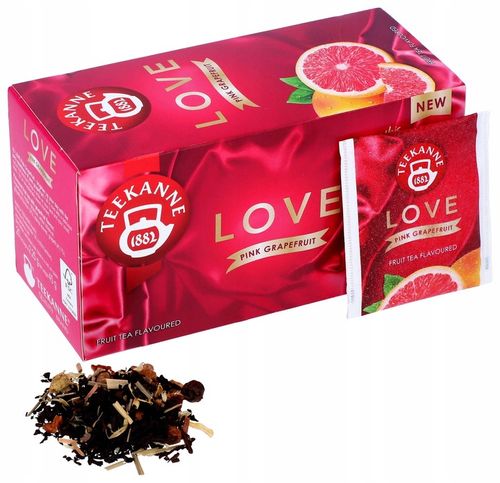Herbata owocowa w torebkach Teekanne Love grejpfrut 20szt x9 na Arena.pl