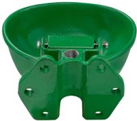 Poidło miskowe żeliwne, dla bydła i koni, typ PM-5, 2,5L, oliwkowe, Kerbl