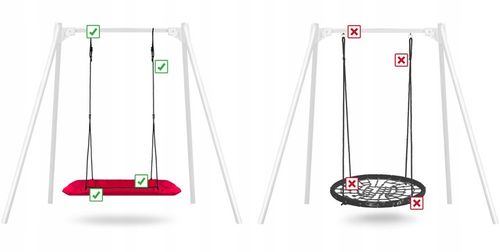 HUŚTAWKA OGRODOWA BOCIANIE GNIAZDO XXL NEOSPORT na Arena.pl