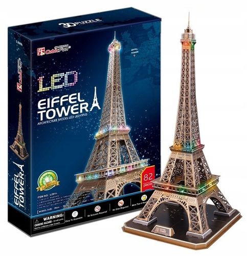 Puzzle 3D Notre Dame Cubic Fun LED Prezent na Arena.pl