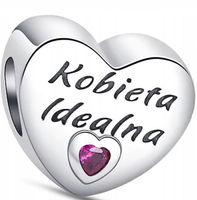 Charms SERCE Charmsy Zawieszka KOBIETA IDELNA Charms CharmsY Srebro s925