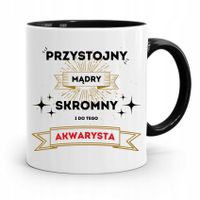 Dla Akwarysty Kubek Czarny Na Prezent Na Urodziny Z Nadrukiem Ze Zdjęciem