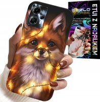 ETUI DO MOTOROLA G13 / G23 - SŁODKI LISEK ZWIERZĘTA LEŚNE CASE +FOLIA