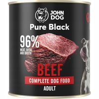 John Dog Pure Black karma mokra Wołowina 6x800g