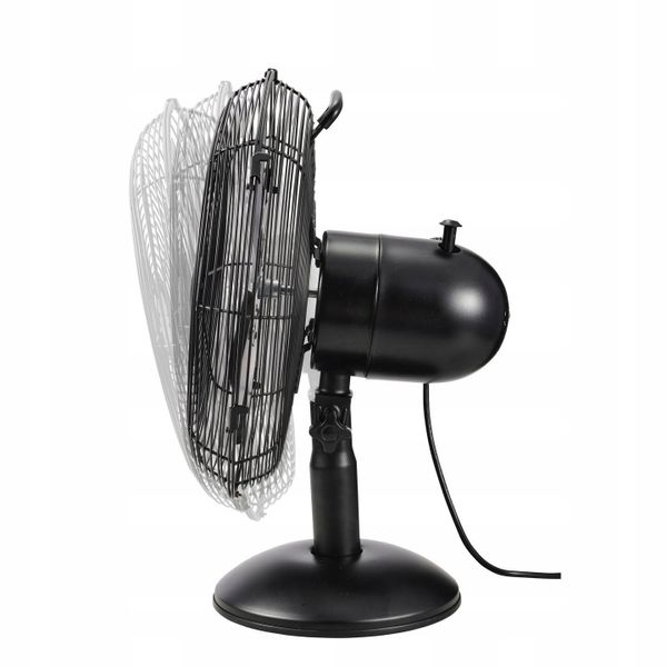 Wentylator stołowy REGULACJA 3 prędkości OSCYLACJA 4 Łopatki 40 W Sygonix zdjęcie 6