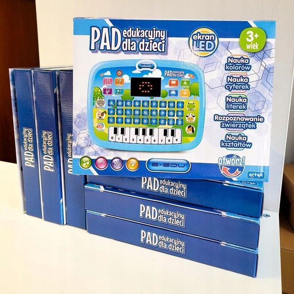 LAPTOP TABLET DOTYKOWY EDUKACYJNY KOMPUTER LCD PL zdjęcie 12
