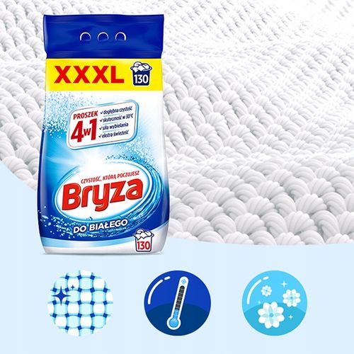 Zestaw Bryza 4w1 Proszek do prania koloru 2 x 8,45 kg 260 prań XXL na Arena.pl