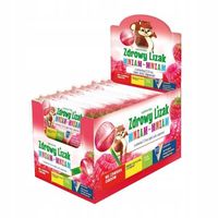 Zdrowy Lizak Mniam-Mniam malina, 40 szt.