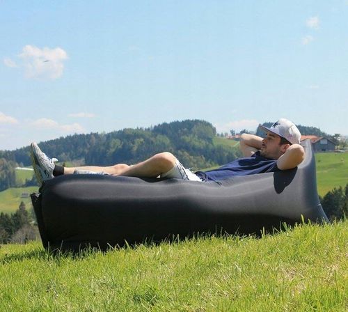 LAZY BAG AIR SOFA MATERAC LEŻAK NA POWIETRZE ŁÓŻKO na Arena.pl