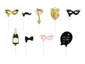 Gadżety do zdjęć Let's Party sylwestrowe 9szt