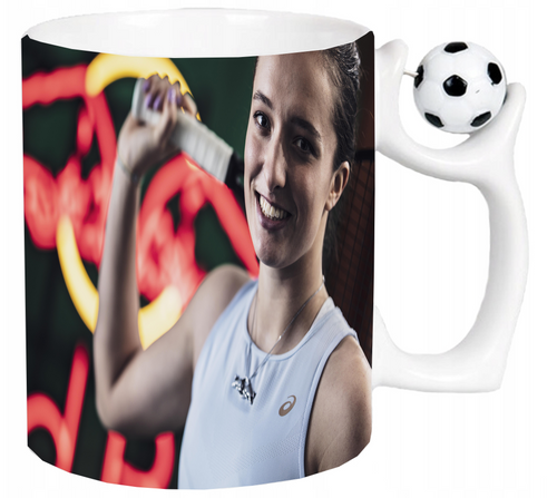 Kubek z uchwytem dla Fana Iga Świątek na Arena.pl