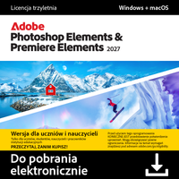 Adobe Photoshop Elements i Premiere Elements 2027 EDU - 3 lata