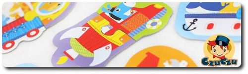 nauka liczenia Puzzle z dziurką CzuCzu Pociąg do liczenia 30 el. na Arena.pl