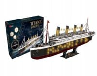 Puzzle 3D Titanic Statek Premium Dla Dzieci i Dorosłych Duży 88cm 282el.