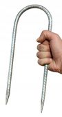 OGROMNE STALOWE KOTWY SZPILKI Paliki gruntowe DO NAMIOTÓW TRAMPOLINY 390