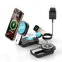 COCIVIVRE 3w1 składana stacja ładowania iPhone czarna 15W
