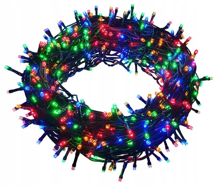 LAMPKI CHOINKOWE 600 LED NA CHOINKĘ MULTI ATEST CE zdjęcie 1