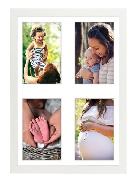 Ramka na 4 zdjęcia Hekla 30x40x4 galeria biały 1szt. zdjęcie 1