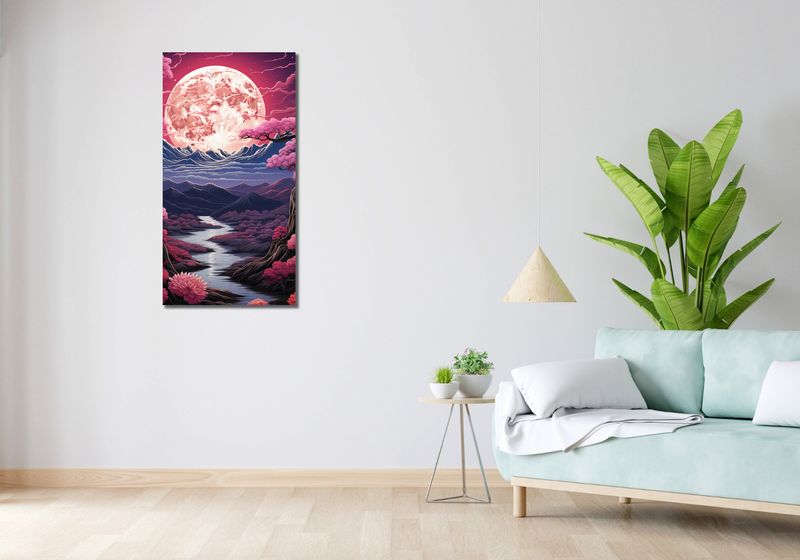 Obraz 50x100cm Różowa Kraina Marzeń zdjęcie 2