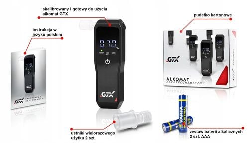Alkomat elektrochemiczny GTX ADGXDOAM0010 na Arena.pl