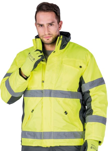 LH-ROADER kurtka ostrzegawcza bomber ocieplana XXL zdjęcie 1