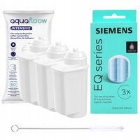 Tabletki odkamieniające Siemens TZ80002 + 3 filtr wody AquaFloow do