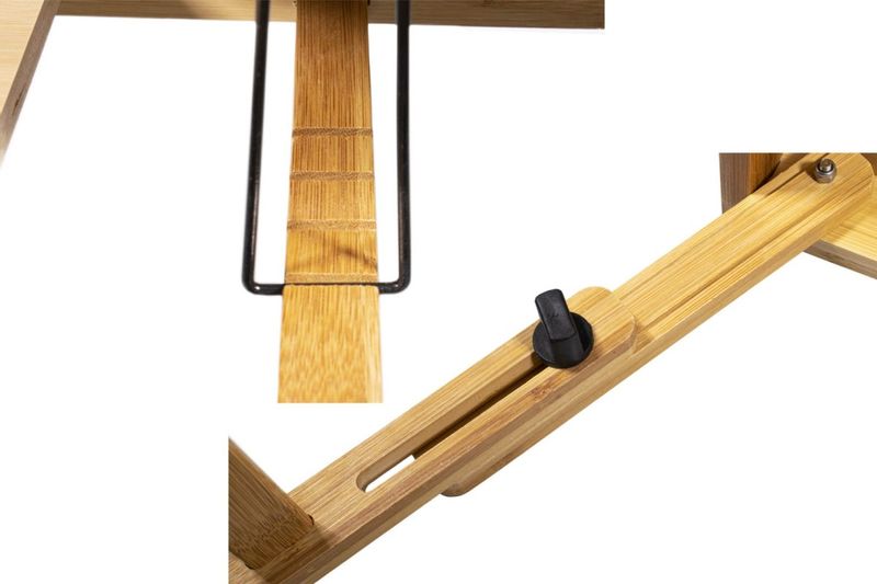 Stolik pod laptopa bambus L zdjęcie 2