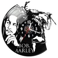 Zegar ścienny z płyty winylowej Bob Marley 451.14