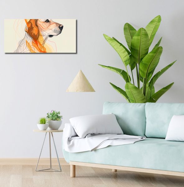 Obraz 70x30cm Kontur Profilowego zdjęcie 2