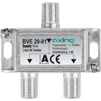 Rozgałęźnik sygnału TV 1/2 naziemnej DVB-T2 BVE 20-01 AXING 5-1006 MHz