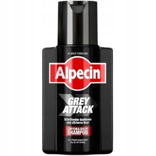 SZAMPON ALPECIN GREY ATTACK NA SIWE WŁOSY DLA MĘŻCZYZN 200ML zdjęcie 1