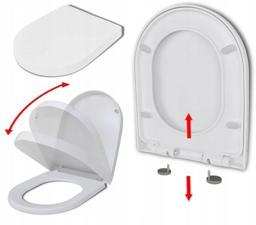 MISKA PODWIESZANA MUSZLA WC WISZĄCA MISA TORNADO + DESKA WOLNOOPADAJĄCA na Arena.pl