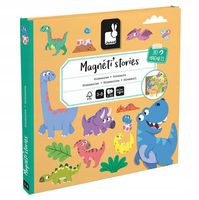 Układanka Magnetyczna Dinozaury Magneti'stories dla dzieci, 3 lata+, Janod