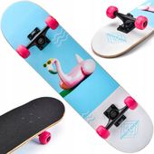 METEOR Deskorolka Deska Klasyczna Młodzieżowa Drewniana Skateboard