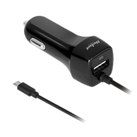 Ładowarka samochodowa 5V 2,1A USB microUSB 12V 24V Rebel
