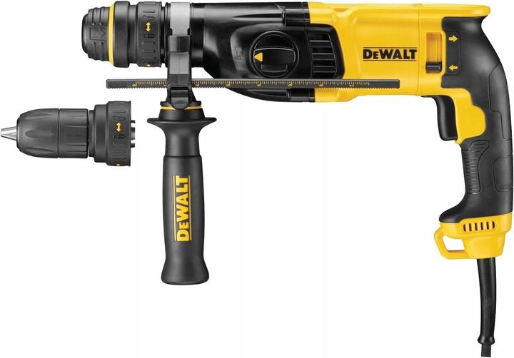 DeWALT Młotowiertarka Udarowa 3-funkcyjna SDS-plus + uchwyt D25134K zdjęcie 4