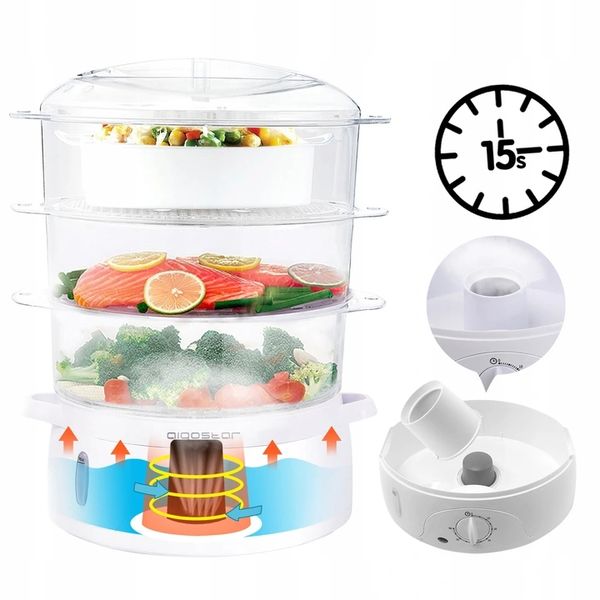 Aigostar Fitfoodie 30CFO 800W - Parowar do gotowania zdjęcie 13