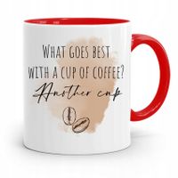 Dla Baristy Baristki Kawiarki Kubek Czerwony Z Nadrukiem Ze Zdjęciem