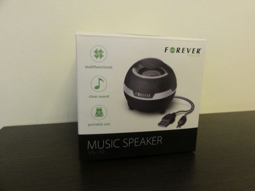 Głośnik USB Forever MS-100 Kolor - Biały na Arena.pl