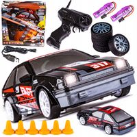 2X Samochód Zdalnie Sterowany Do Driftu Napęd 4x4 Auto Rc Sportowy 4wd 1:24