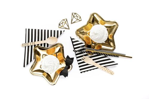 Serwetki trójwarstwowe, w paski 33x33cm PIRACI na Arena.pl