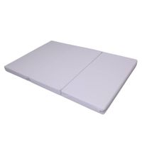 materac gimnastyczny Satellite PU 150x100x8 cm - trzyczęściowy szary