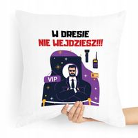 Prezent Poduszka Dla Ochroniarza Stróż W Dresie Z Nadrukiem Ze Zdjęciem