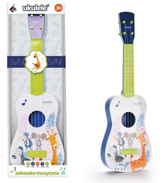 Gitara ukulele zielona zdjęcie 1