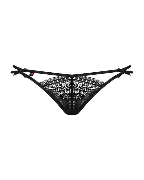 Stringi Czarne Intensa Obsessive L/XL zdjęcie 1