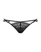 Stringi Czarne Intensa Obsessive L/XL
