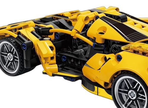 Klocki Auto Sportowe Żółte 422El. na Arena.pl